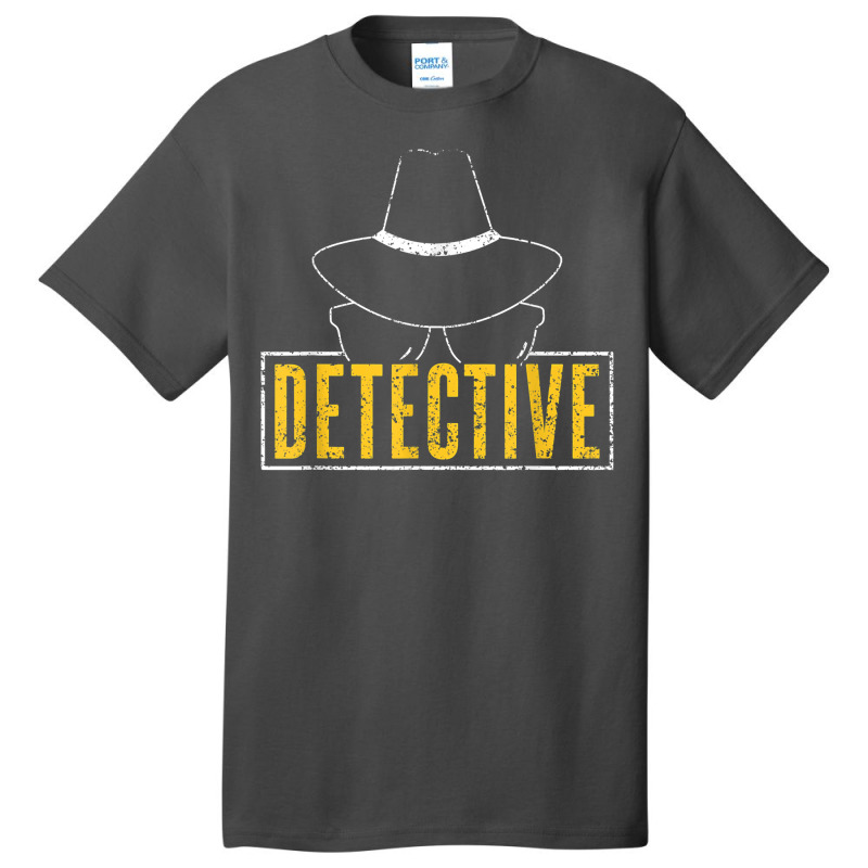 Detective Spy Investigation Investigator Private Detective T Shirt Basic T-shirt by MoczoTenleigh | Artistshot