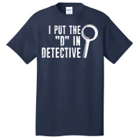 Private Detective Investigator Funny Distressed Typography T Shirt Basic T-shirt | Artistshot