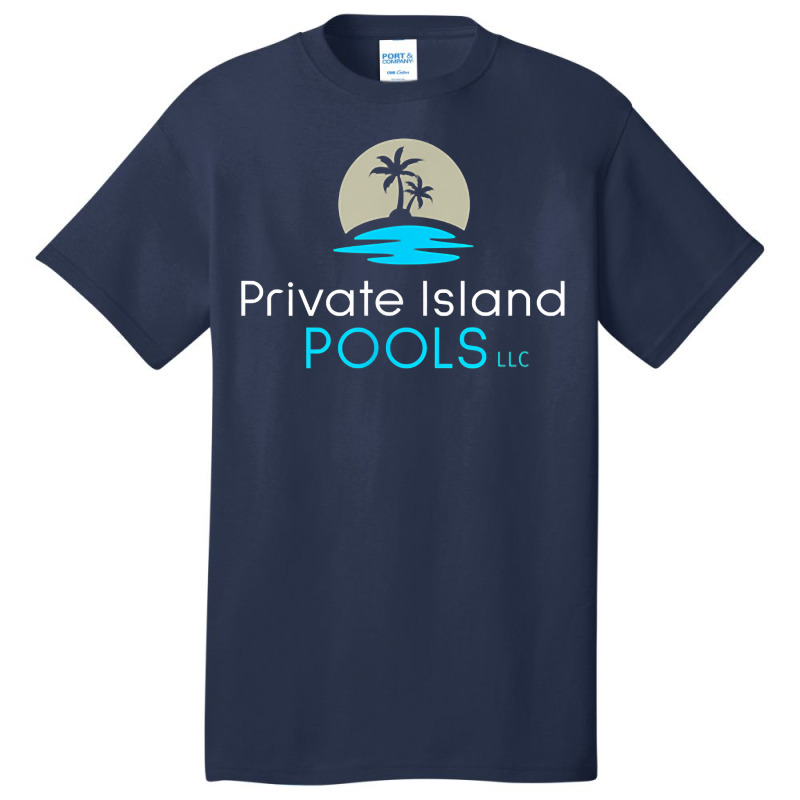 Private Island Pools Apparel T Shirt Basic T-shirt by MoczoTenleigh | Artistshot