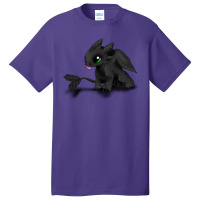 Mini Toothless Black Fury Basic T-shirt | Artistshot