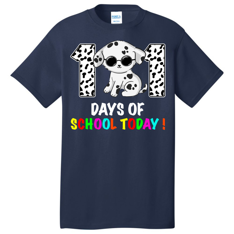 101 Days Of School Cute Dal.matian Leopard For Boys Kids Basic T-shirt | Artistshot