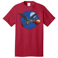 Flying Car And Black Dragon Basic T-shirt | Artistshot