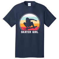 Skater Girl Skateboard Skateboarding 23418469 Basic T-shirt | Artistshot