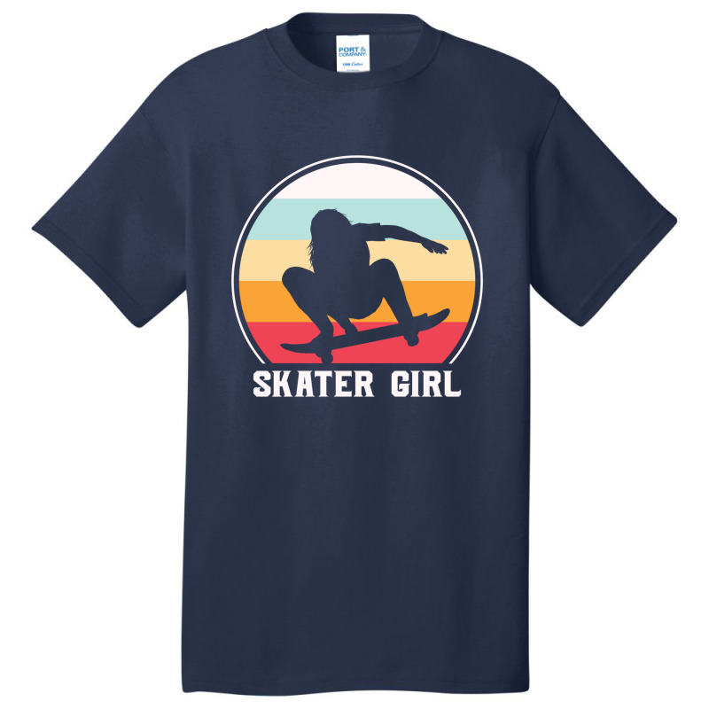 Skater Girl Skateboard Skateboarding 23418469 Basic T-shirt | Artistshot