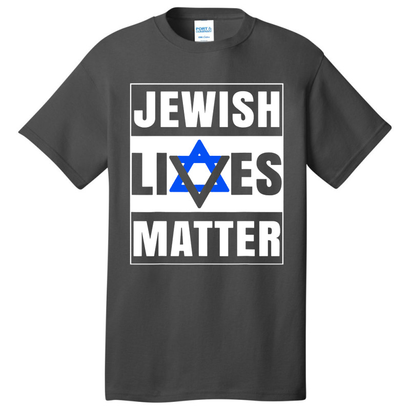 Jewish Lives Matter Shirt David Star Retro Jewish Holiday Basic T-shirt | Artistshot