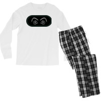 A Pair Of Eyes Peering Beyond The Dungeon Men's Long Sleeve Pajama Set | Artistshot