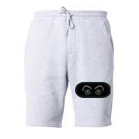 A Pair Of Eyes Peering Beyond The Dungeon Fleece Short | Artistshot