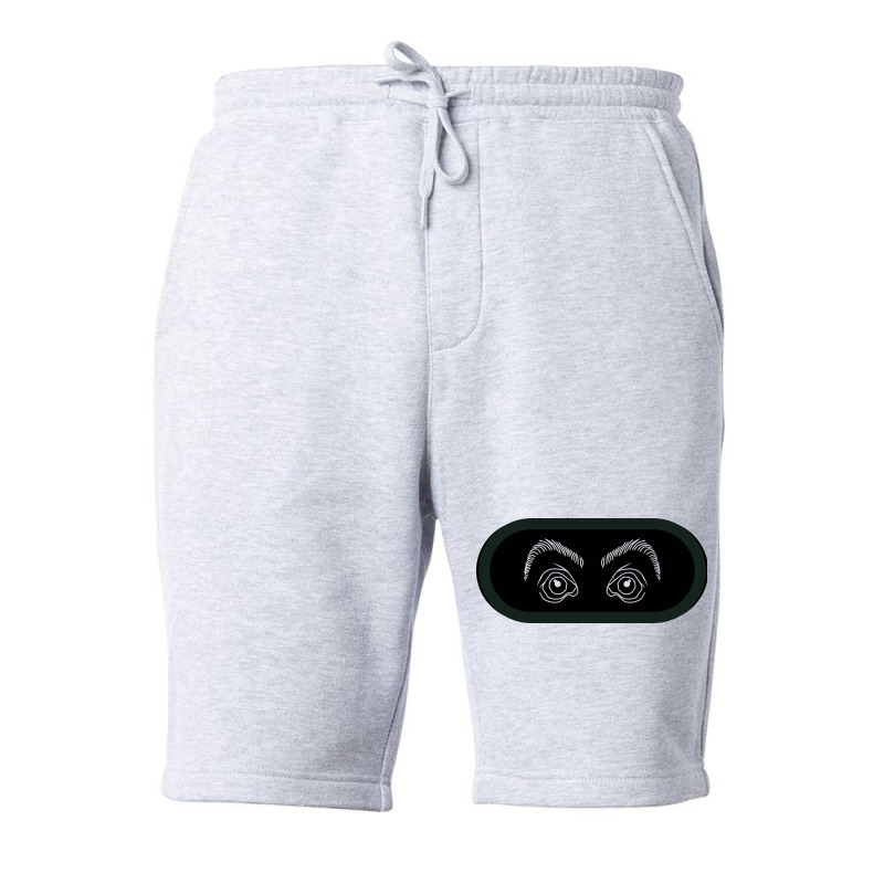 A Pair Of Eyes Peering Beyond The Dungeon Fleece Short | Artistshot