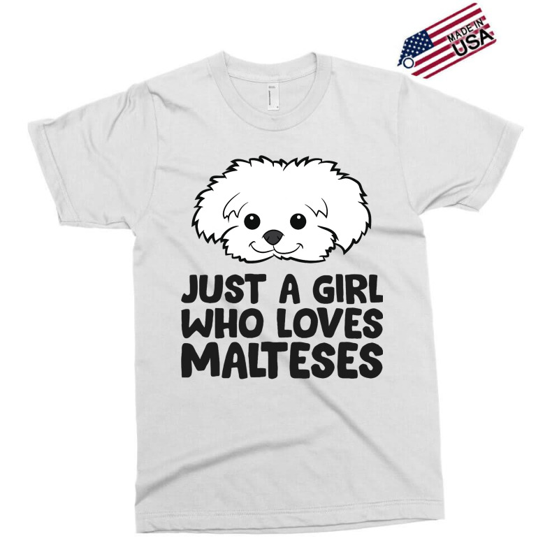 Maltese Puppy Just A Girl Who Loves Malteses Exclusive T-shirt | Artistshot