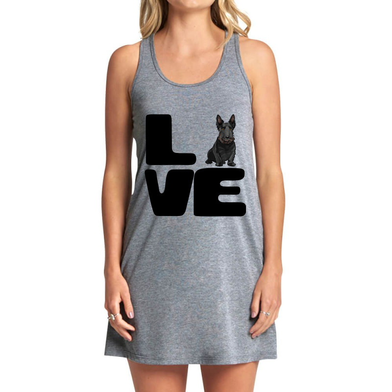 Love My Scottish Terrier Dog Lover Gift Tank Dress by LynettStacey | Artistshot