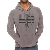 Lacrosse Stick Angry Snake Usa American Flag Vinta Vintage Hoodie | Artistshot