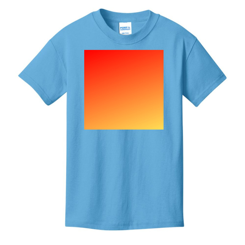 Yellow Orange Glitter Gradient Background Basic Youth T-shirt by American choice | Artistshot