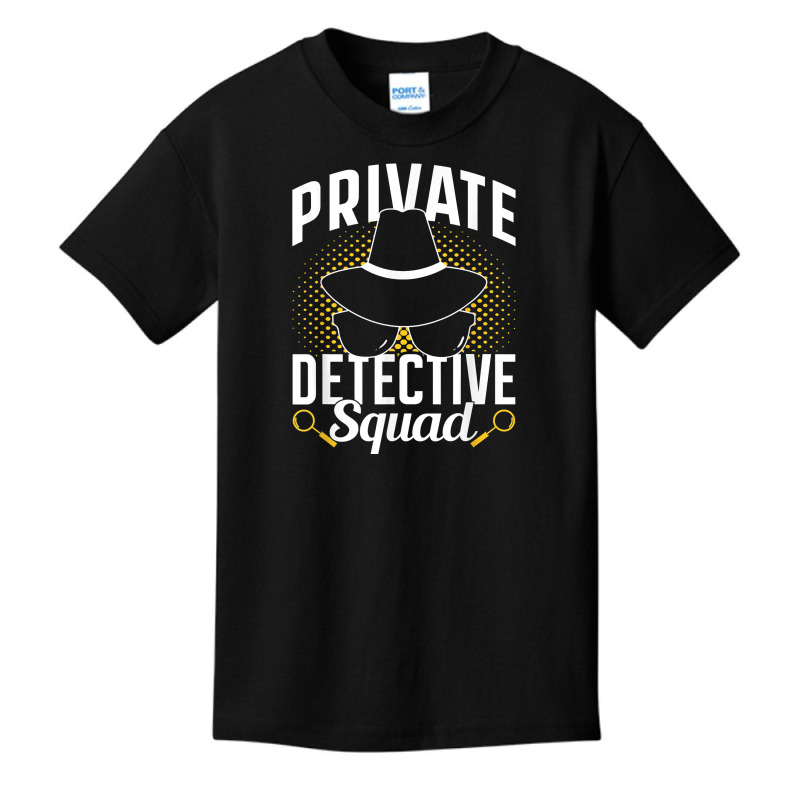 Private Detective Squad Spy Investigator Investigation T Shirt Basic Youth T-shirt by AshleyPenez | Artistshot