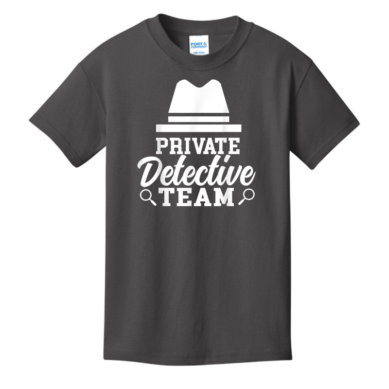 Private Detective Team Investigation Investigator Spy T Shirt Basic Youth T-shirt by MoczoTenleigh | Artistshot