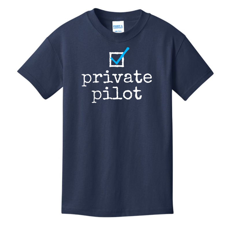 Private Pilot Aviation T Shirt Basic Youth T-shirt by AshleyPenez | Artistshot