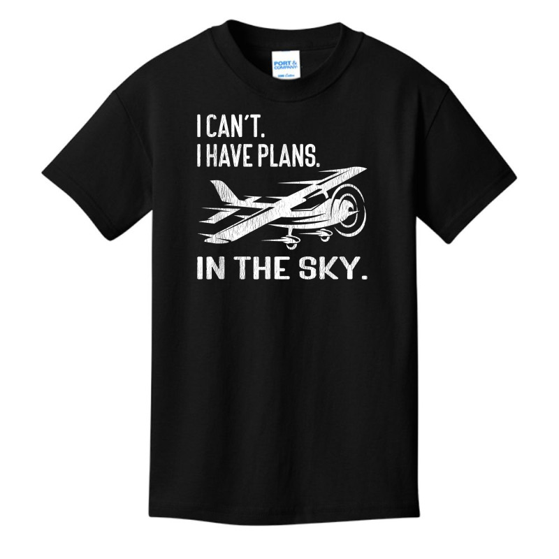 Private Pilot  I Can't I Have Plans In The Sky   Distressed T Shirt Basic Youth T-shirt by SchonbergerKamile | Artistshot