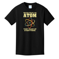 Funny Atom Art Men Women Stem Molecule Chemistry Teacher Basic Youth T-shirt | Artistshot