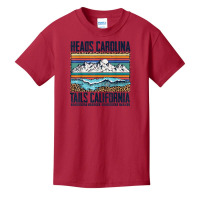 Vintage Heads Carolina Tail California Summer Beach Paradise T Shirt Basic Youth T-shirt | Artistshot