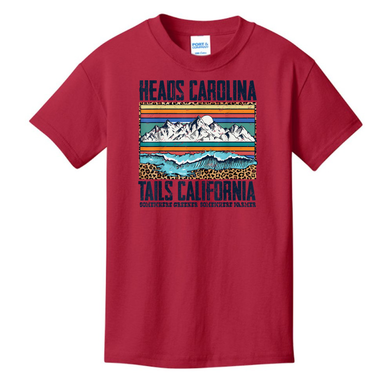 Vintage Heads Carolina Tail California Summer Beach Paradise T Shirt Basic Youth T-shirt by ReagerAero | Artistshot