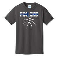 Finland Basketball Lovers Jersey   Finnish Flag Sport Fans T Shirt Basic Youth T-shirt | Artistshot