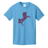 Scotsman Scotland Unicorn Plaid Tartan Day Scottish Unicorn Basic Youth T-shirt | Artistshot