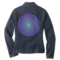 Hypnotic T  Shirt Hypnotize Royal Purple T  Shirt Ladies Denim Jacket | Artistshot