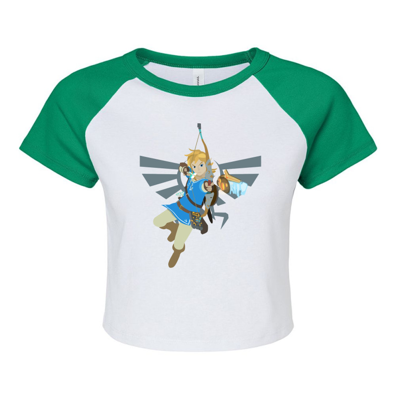 Link Raglan Crop Top by ADORABLESUN | Artistshot