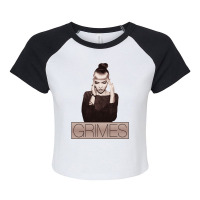 Grimes Fitted Lover Gifts Raglan Crop Top | Artistshot