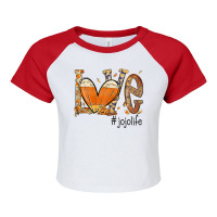 Womens Love Jojo Life Fall Season Autumn Pumpkin Halloween T Shirt Raglan Crop Top | Artistshot