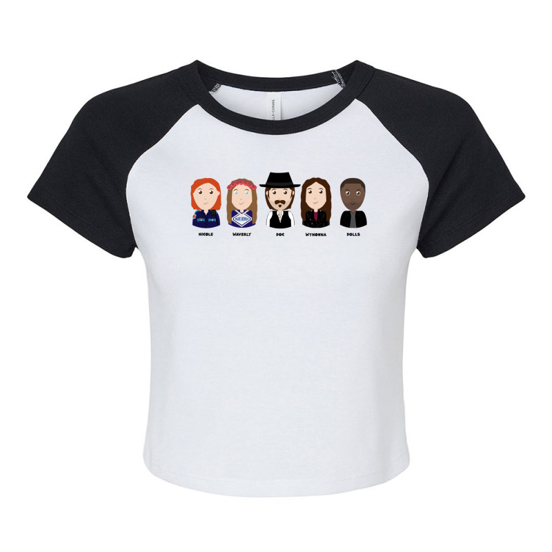 Graphic Wynonna Earp Call Me Raglan Crop Top by ArtistKyleigh | Artistshot