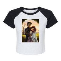 Classic Film  Scare Film Design Character Women Men Raglan Crop Top | Artistshot