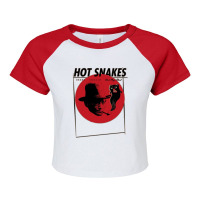 Hot Snakes Raglan Crop Top | Artistshot