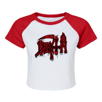 Mask Nightmares My Favorite People Raglan Crop Top | Artistshot