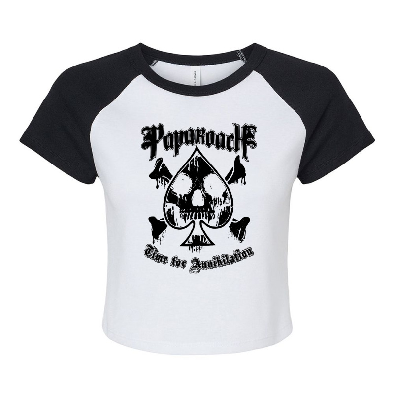 Cartoon Character Emeritus Funny Gifts Boy Girl Raglan Crop Top by ArtistStacys | Artistshot