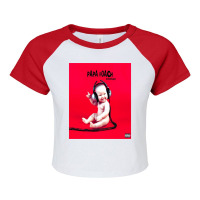 Graphic Music The Maleficient Funny Gift Raglan Crop Top | Artistshot