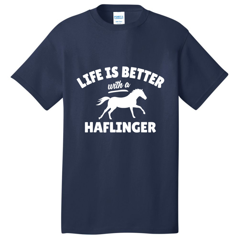 Haflinger Rider T Shirt Equestrian Horse Riding Gift Basic T-shirt | Artistshot