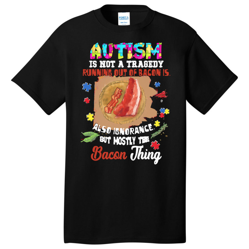 Autism Day 2021 Gift T  Shirt Autism Is Not Tragedy Running Out Of Bac Basic T-shirt by abelwisoky990 | Artistshot