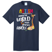 Autism Autistic Giraffe Autism Seeing The World From Different Angle 6 Basic T-shirt | Artistshot