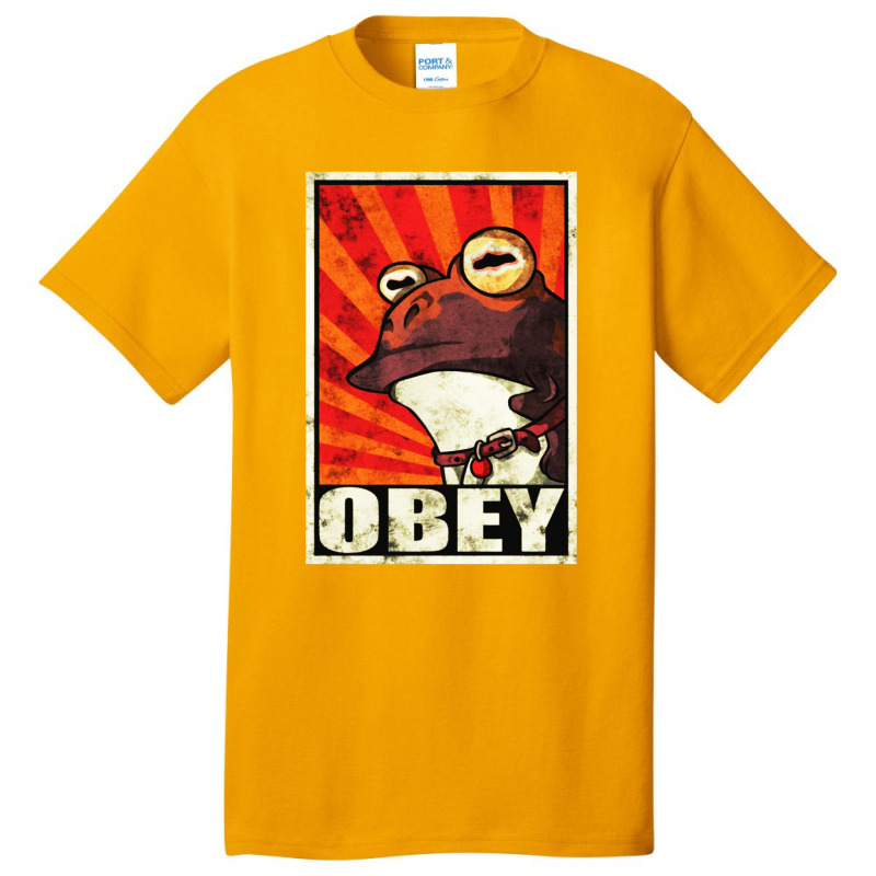 Obey The Hypnotoad Basic T-shirt | Artistshot