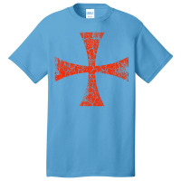 Knights Templar Cross Order Of Solomon's Temple Crusader Basic T-shirt | Artistshot