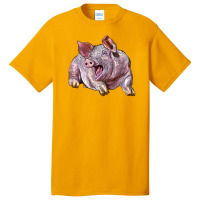 Landrace Pig Basic T-shirt | Artistshot