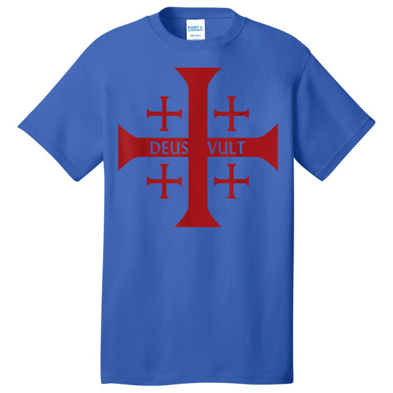 Crusader Christianity Deus Vult God Will T Shirt Basic T-shirt | Artistshot