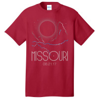 Total Solar Eclipse August 21 2017 Missouri T Shirt Basic T-shirt | Artistshot