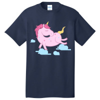 Pink Unicorn Basic T-shirt | Artistshot