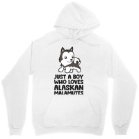 Just A Boy Who Loves Alaskan Malamutes 3 Unisex Hoodie | Artistshot