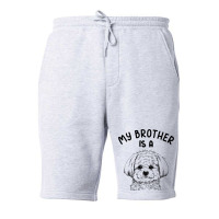 Kids My Brother Is A Maltese Funny Dog Puppy Fleece Short | Artistshot