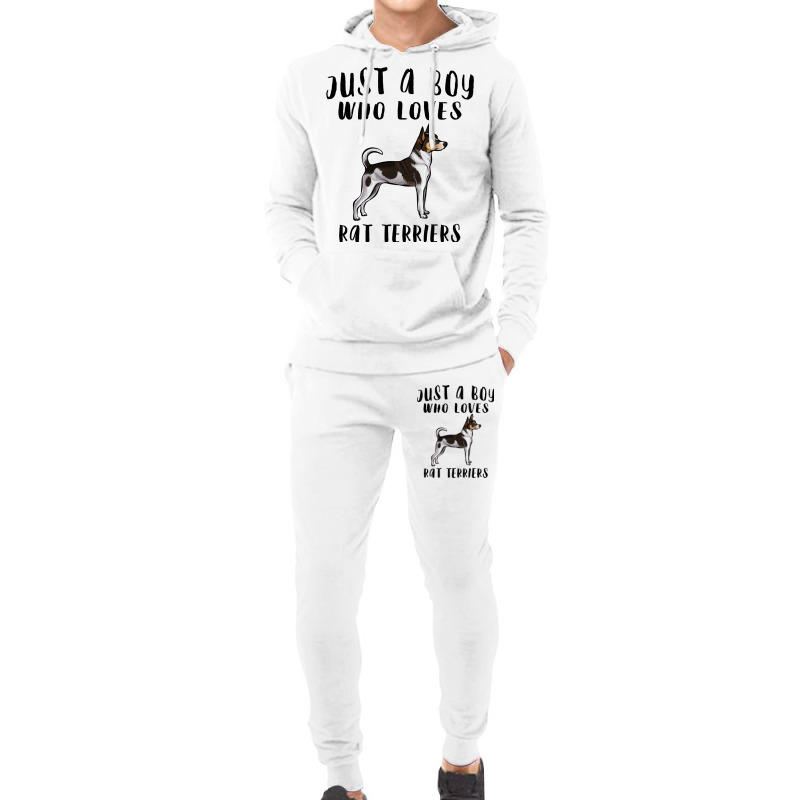 Im Just A Boy Who Loves Rat Terriers Dog Lover Hoodie & Jogger set by ZariahVang | Artistshot