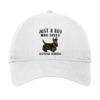 Im Just A Boy Who Loves Scottish Terriers Dog Love Adjustable Cap | Artistshot