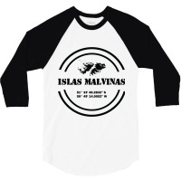 Islas Malvinas Falkland Islands 3/4 Sleeve Shirt | Artistshot