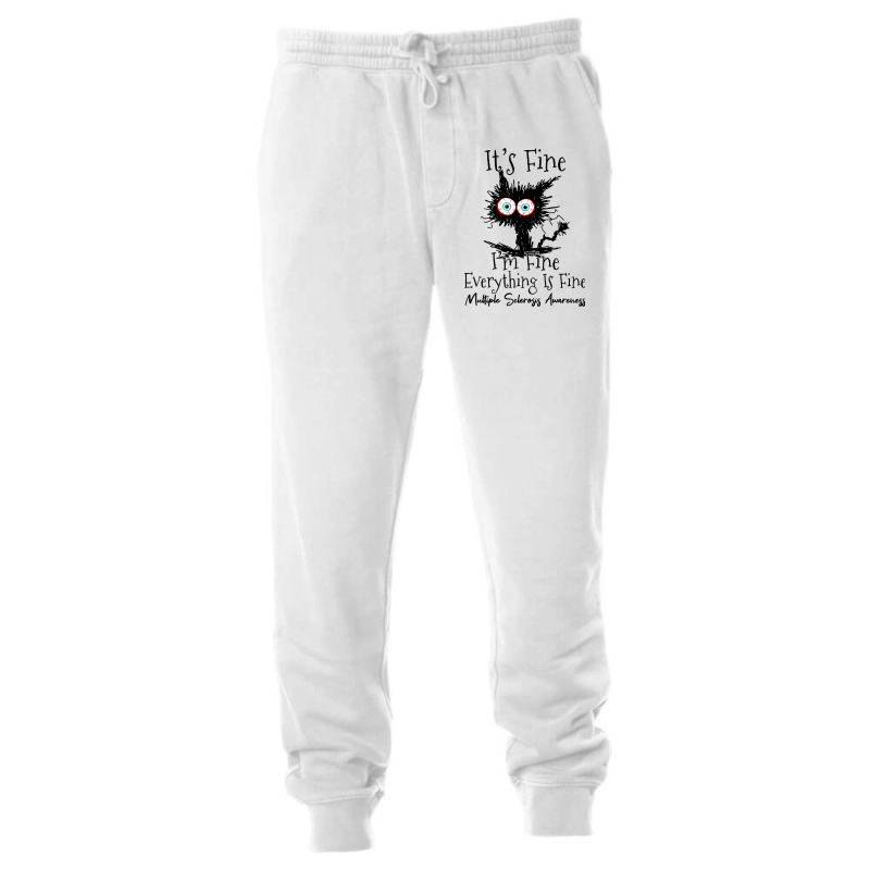 Its Fine Im Fine Cat Multiple Sclerosis Awareness Unisex Jogger | Artistshot